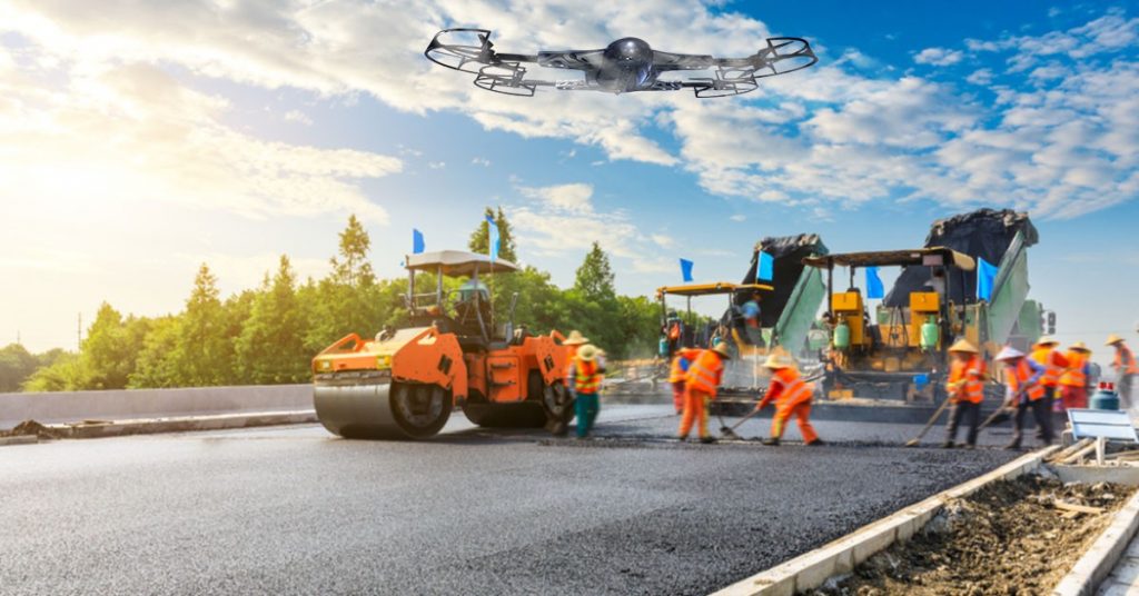 Drone for construction Play a Powerful Role in Roads and Bridge Construction - Future of Construction Industry